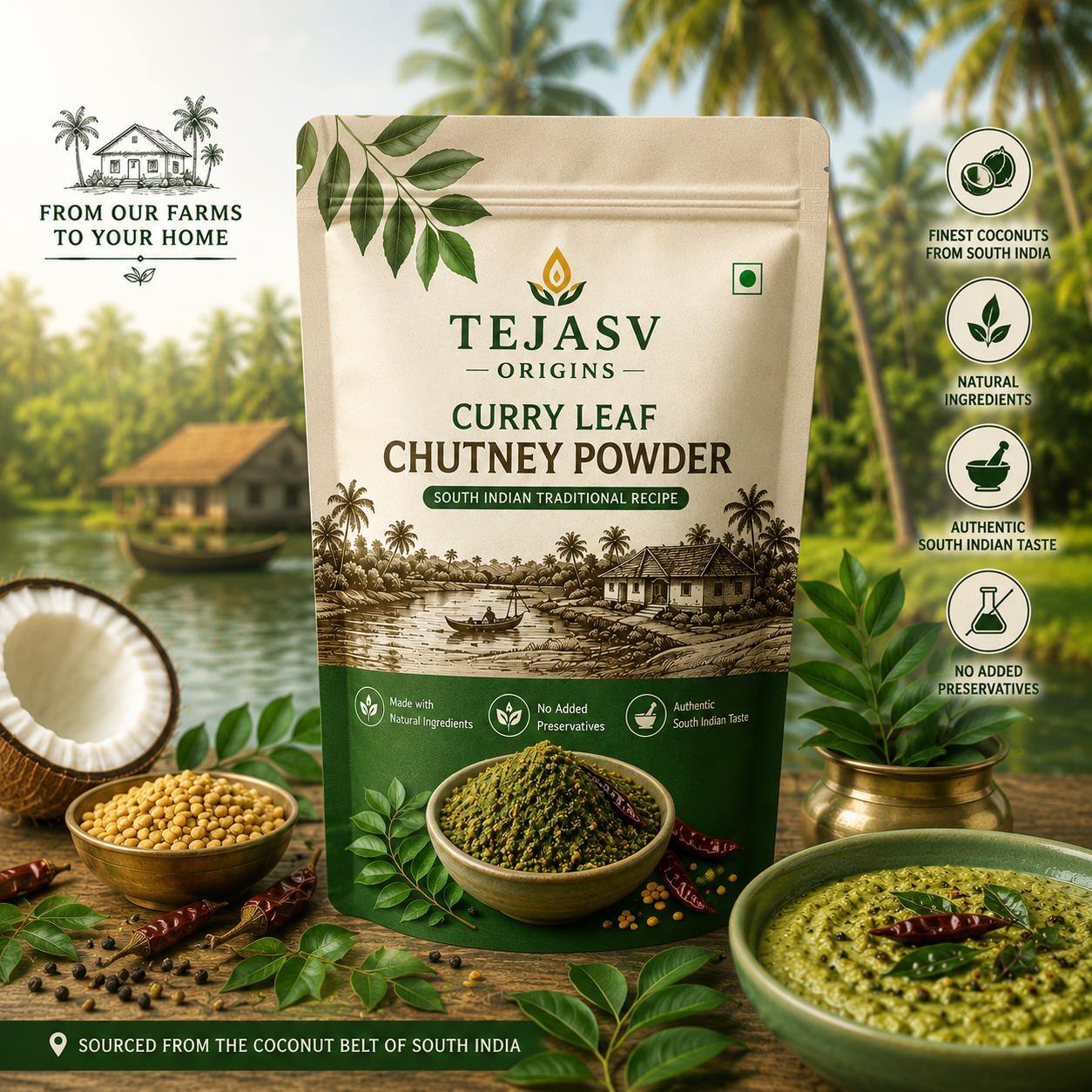 Curry Leaf Chutney Powder - Aromatic South Indian Recipe