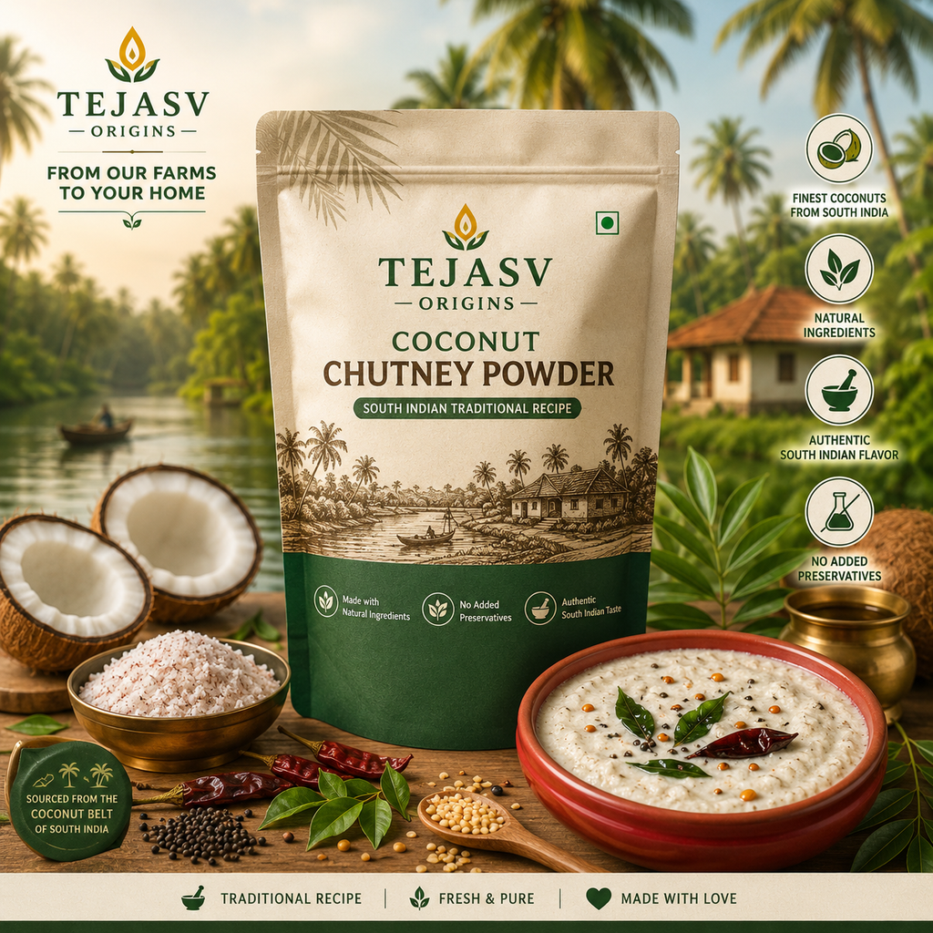 Coconut Chutney Powder – Authentic South Indian Recipe