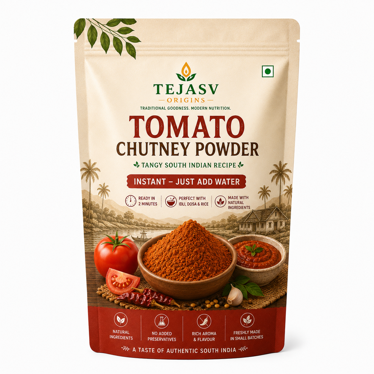 Tomato Chutney Powder - Tangy South Indian Recipe