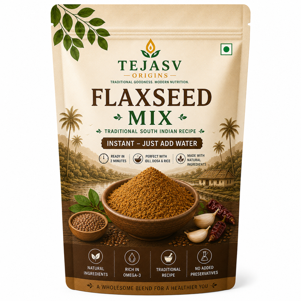 Flaxseed Podi - Healthy South Indian Superfood Spice Blend