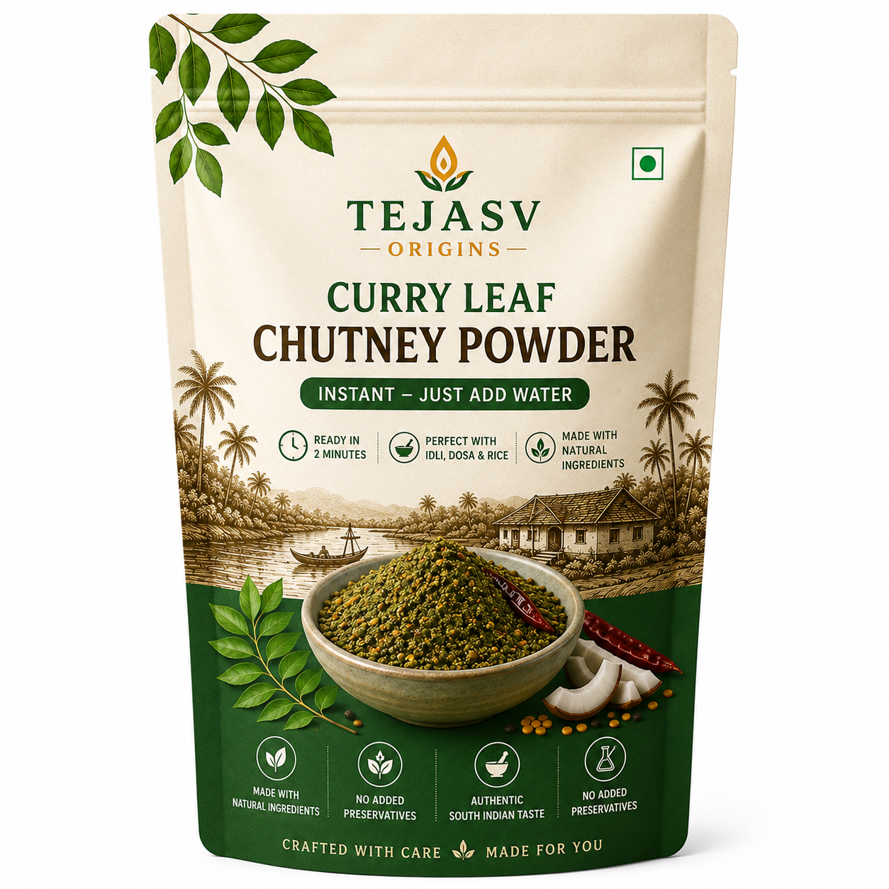 Curry Leaf Chutney Powder - Aromatic South Indian Recipe