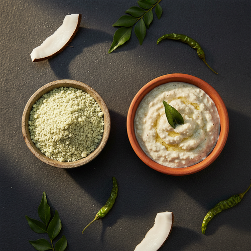 Coconut Chutney – Moist & Paste-like