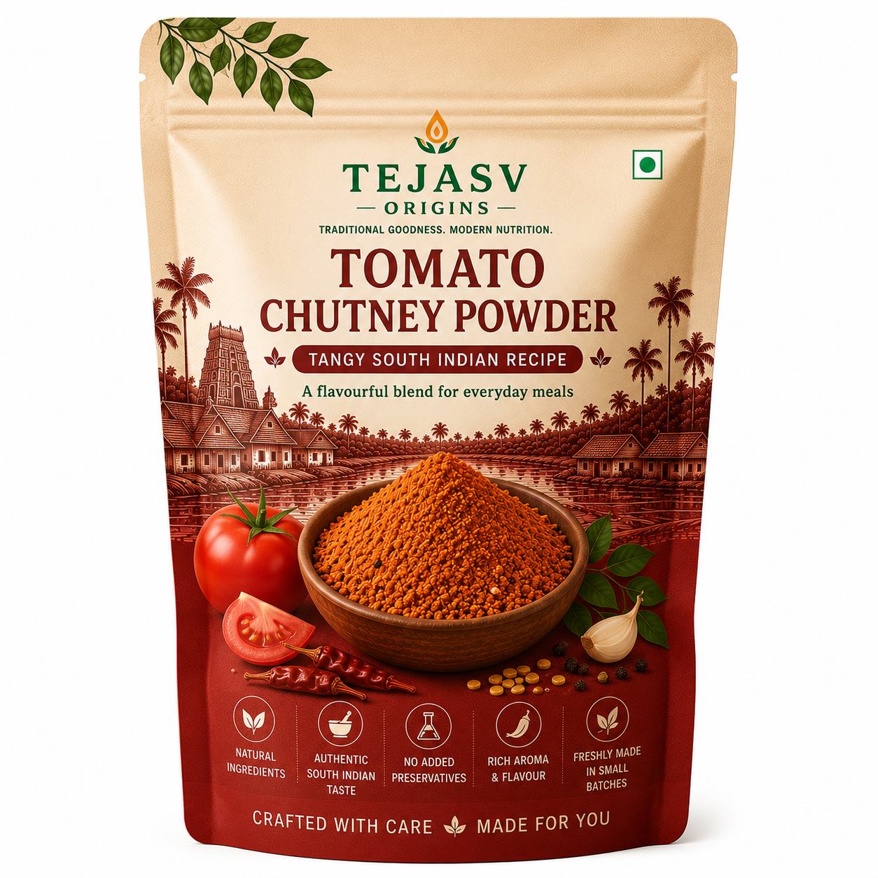 Tomato Chutney Powder - Tangy South Indian Recipe