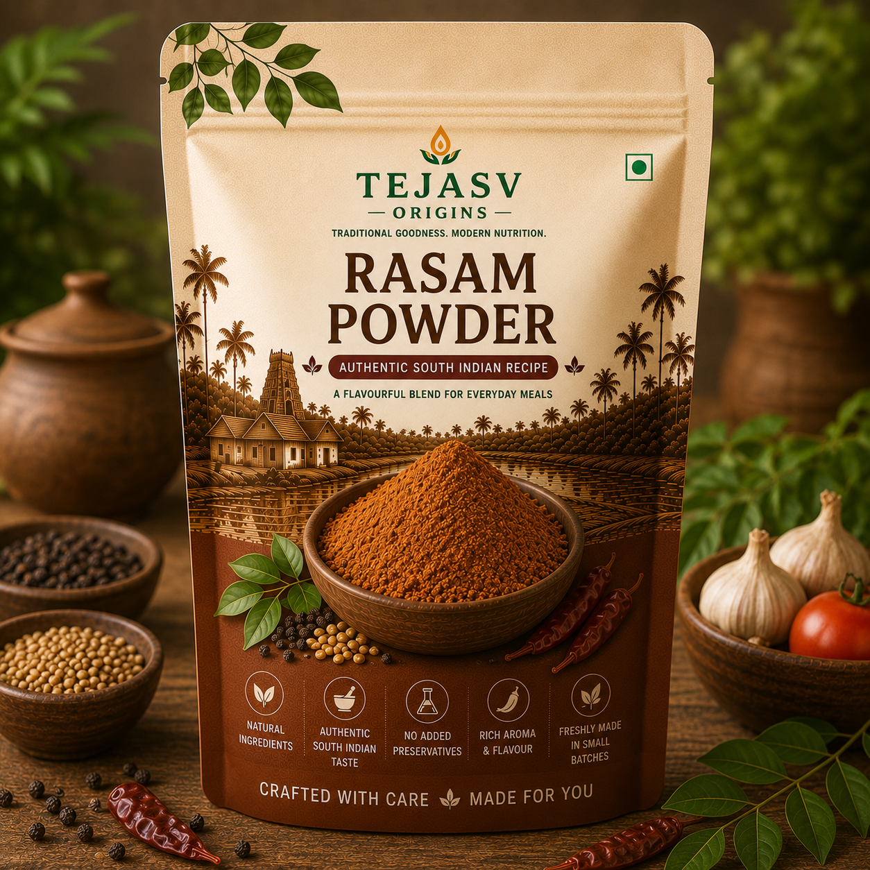 Rasam Powder - Authentic South Indian Recipe