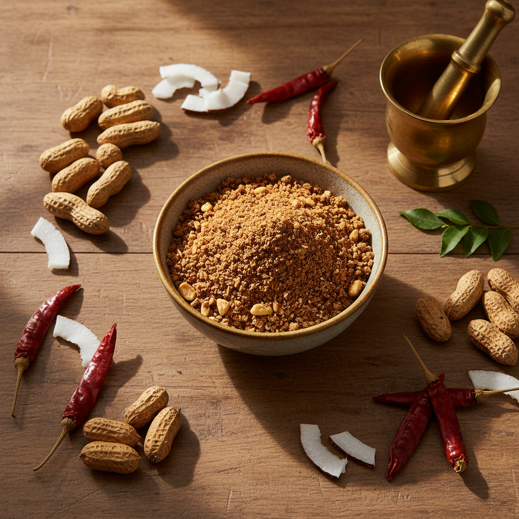 Roasted Peanut Chutney Powder Lifestyle